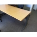 Herman Miller Rounded Edge 60" Work Table Desk, Grey Base